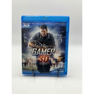Gamer Gerard Butler 3D Blu Ray DVD Digital Copy Movie Film